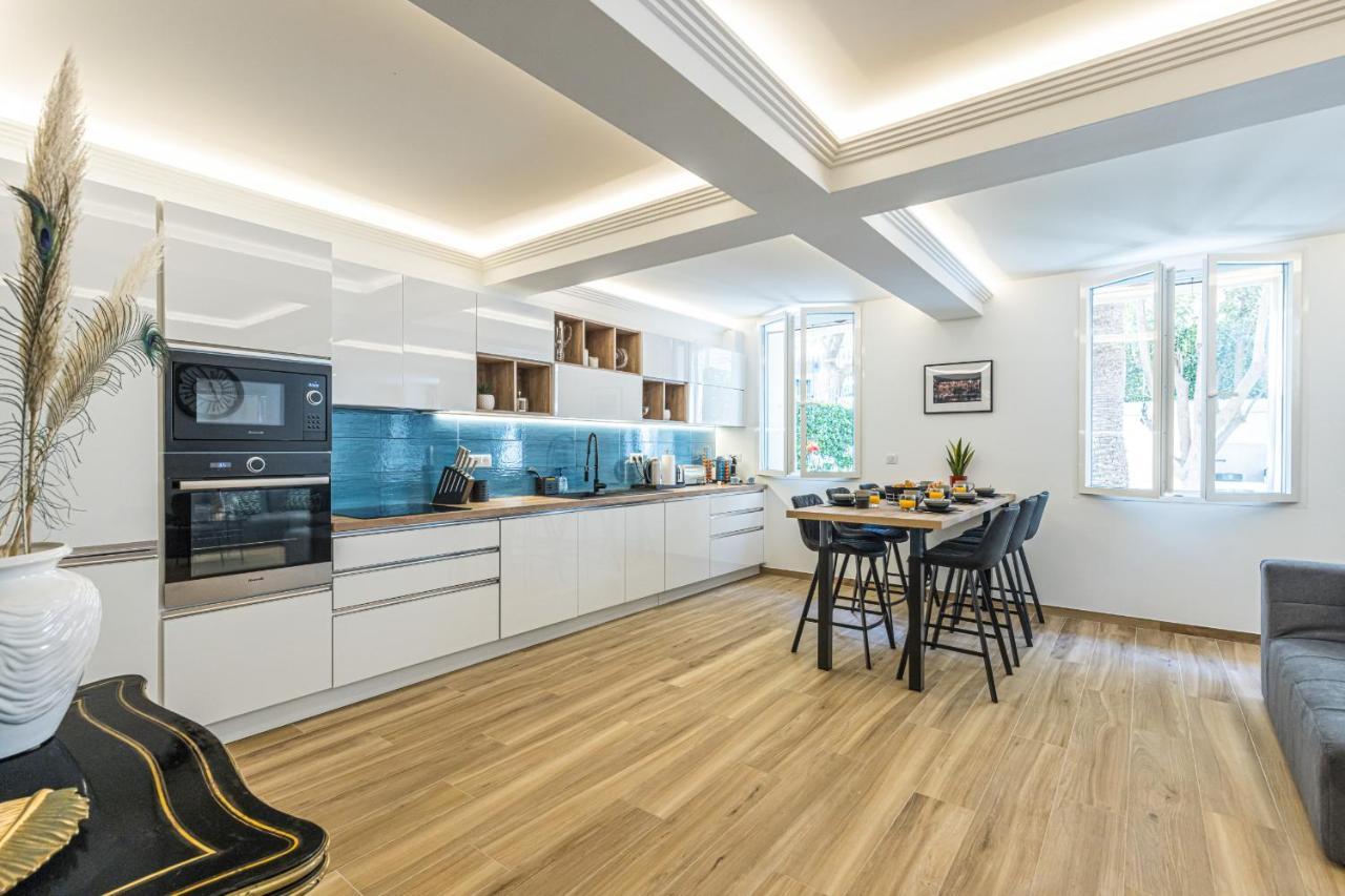 Luxury 3 Bdr Garden&Parking - Angels' Garden Appartement Nice Buitenkant foto