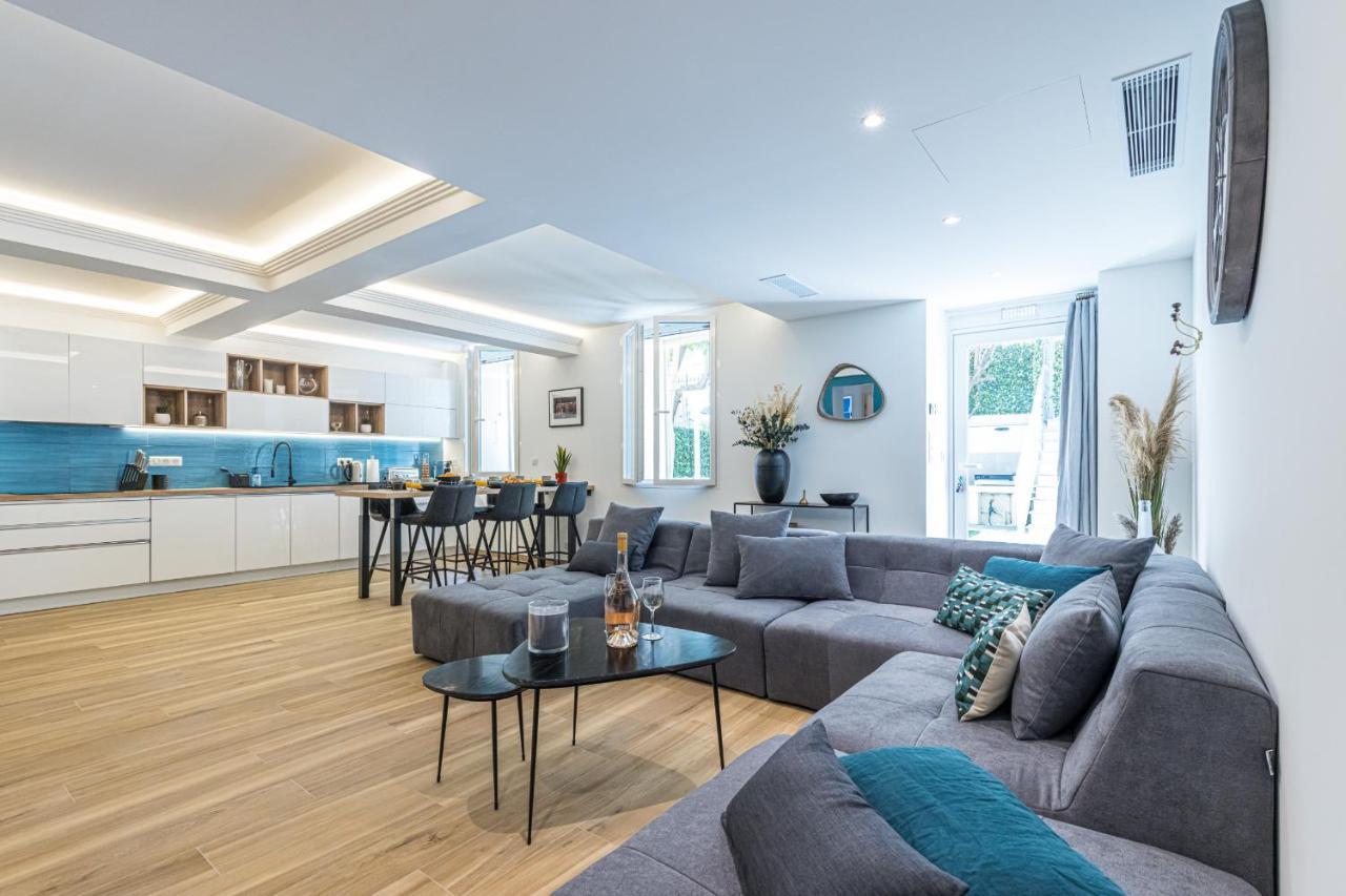 Luxury 3 Bdr Garden&Parking - Angels' Garden Appartement Nice Buitenkant foto